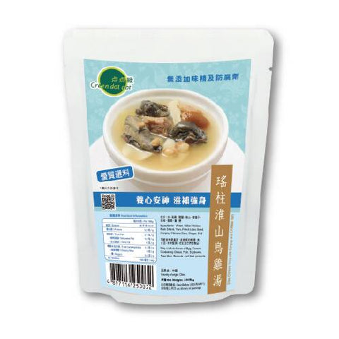 點點綠 瑤柱淮山烏雞湯 (350克)