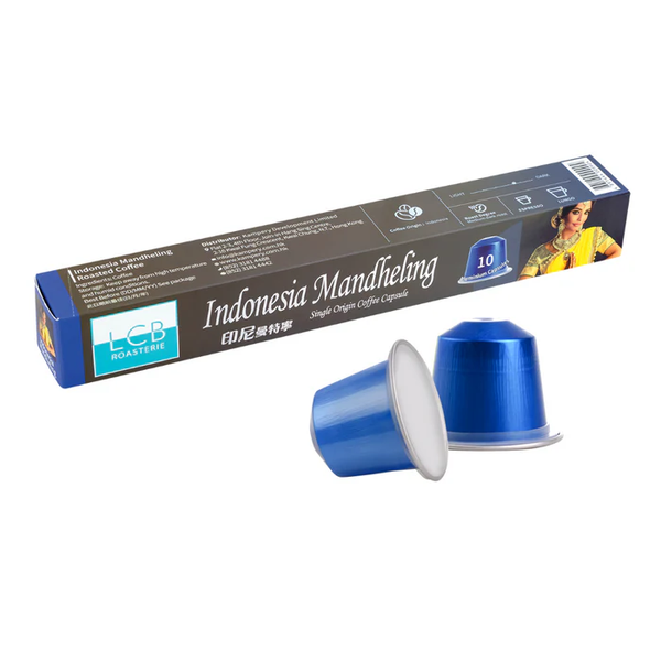 LCB Single Origin (Indonesia Mandheling) 10 Capsules  LCB 純源單品咖啡 (印尼曼特寧) 10粒裝